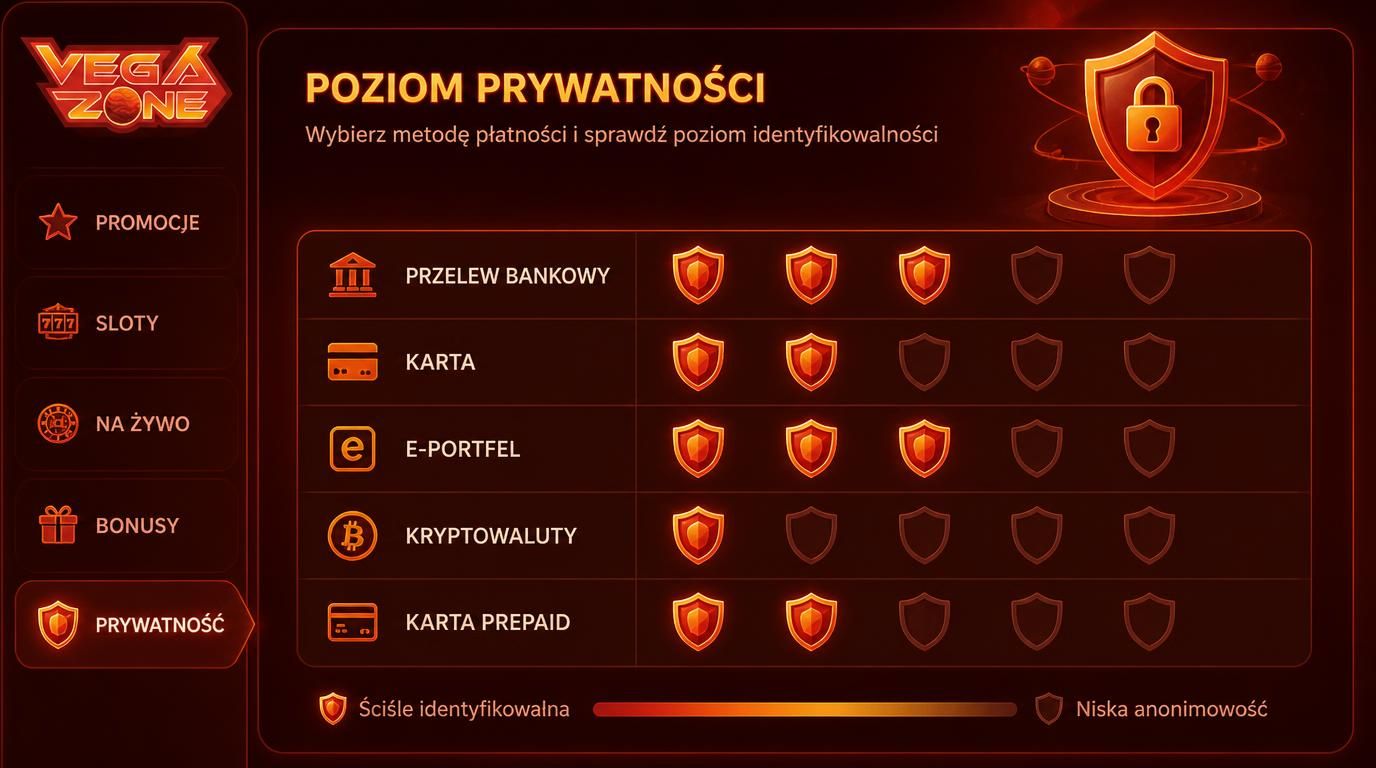 Różne metody wpłat i ich poziom identyfikowalności
